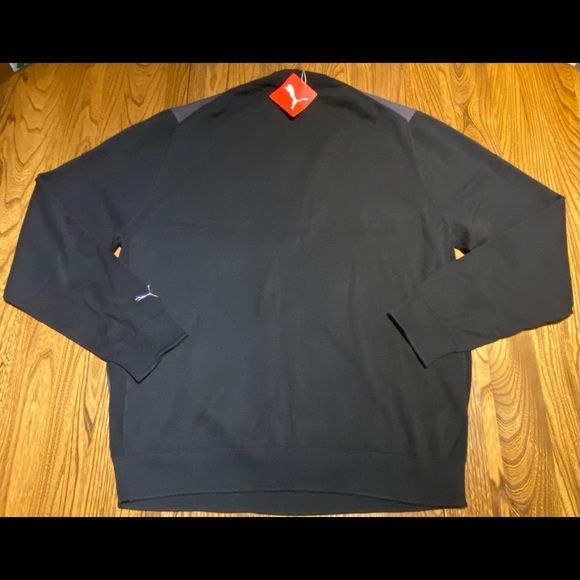 Puma Golf Tailored Zip Block Sweater - Picture 3 of 5